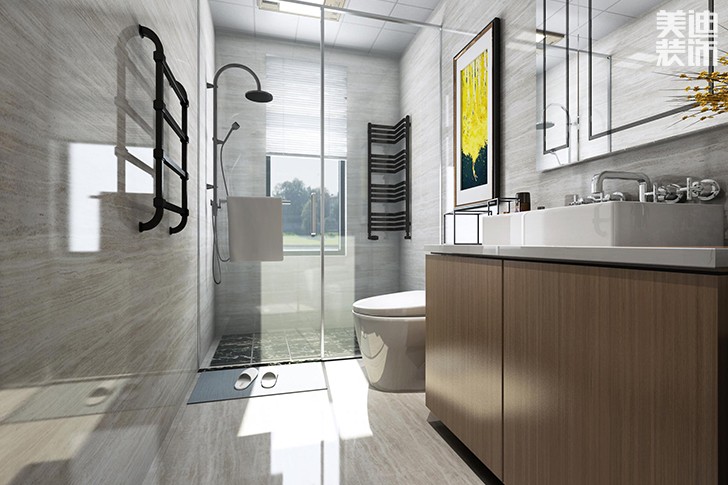 卫生间瓷砖搭配效果图